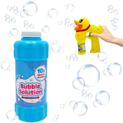 Chochkees blue bubble-solution supports outdoor-summer-fun with vivid bubbles.