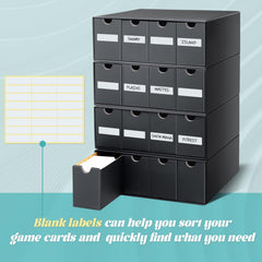 Cholemy black corrugated box is sturdy, stackable, and space-saving.