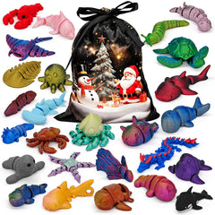 CHolic manta ray figurine, bright coloring for nursery decor and sensory play