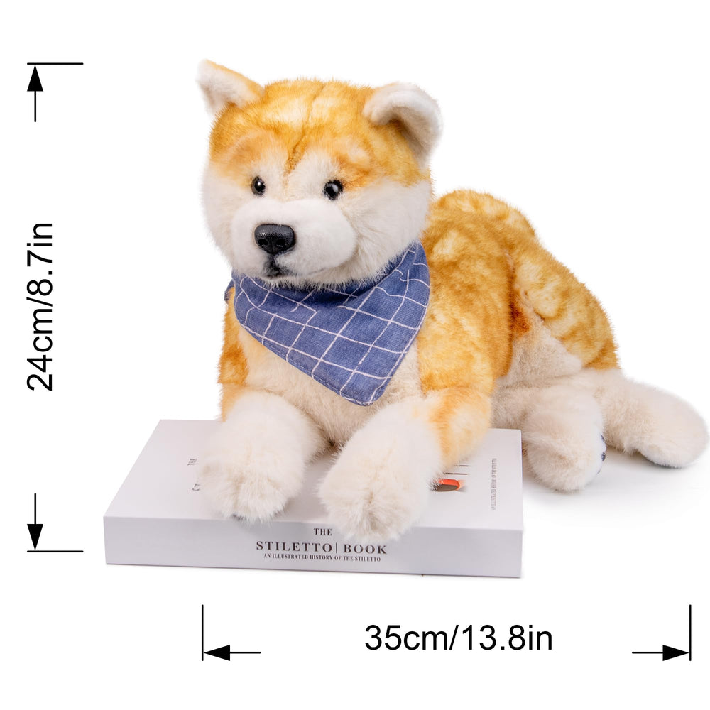 Chongker Shiba Inu plush full-body display for comforting cuddles