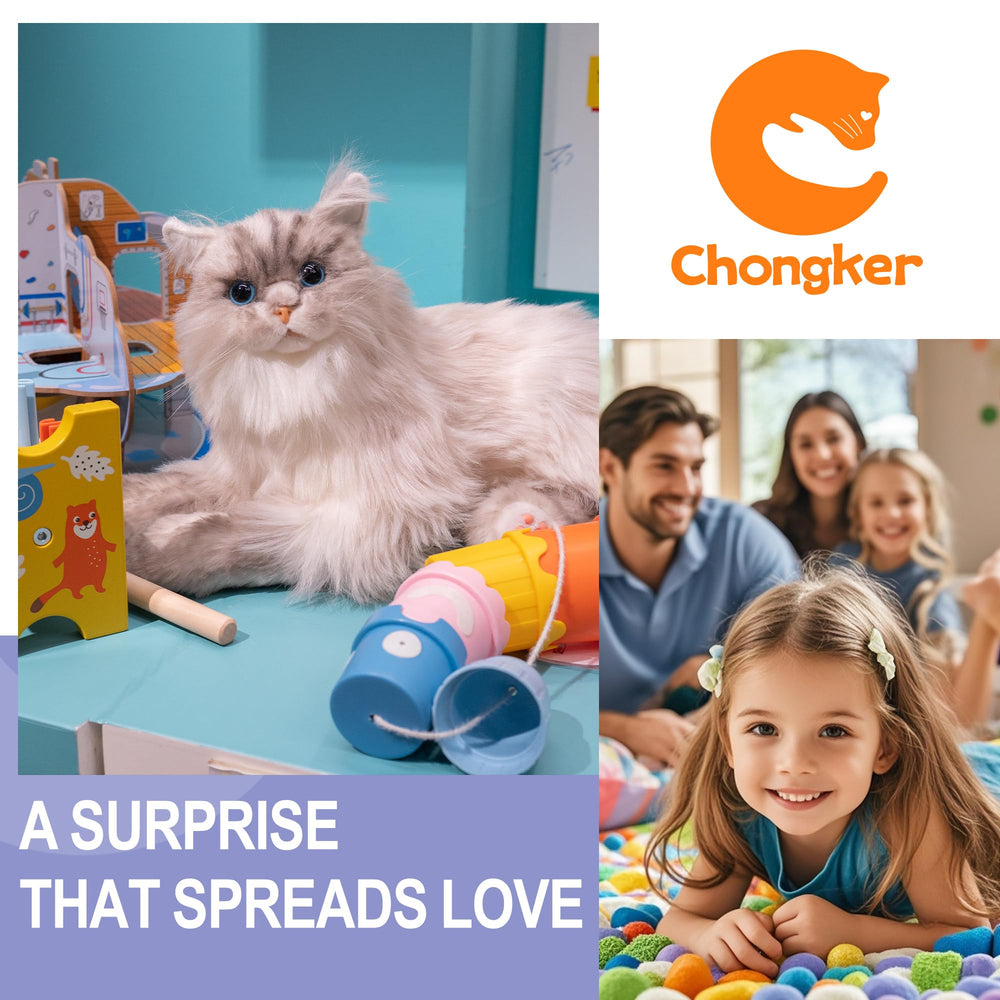 Chongker handmade cat plush highlighting craftsmanship in every stitch