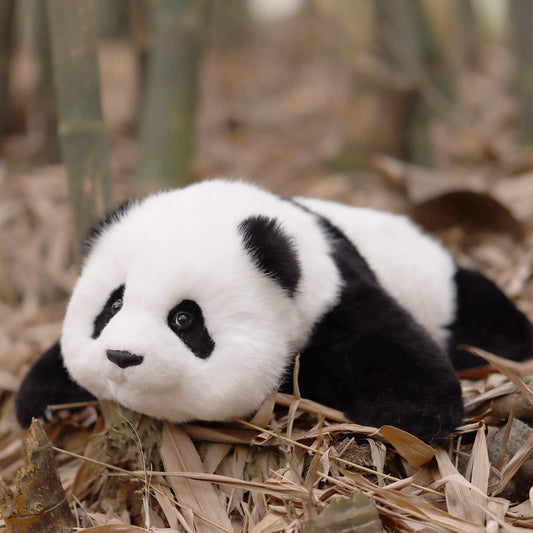 Chongker MengLan weighted panda close-up face for comforting hugs