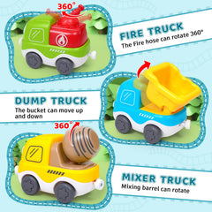 Choopheme train set includes vehicles like trucks for storytelling