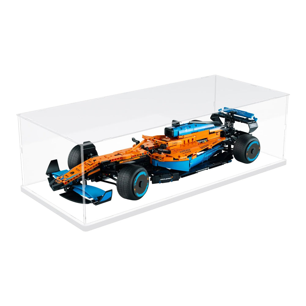 Choowin display case top panel highlights dustproof, clear display benefits