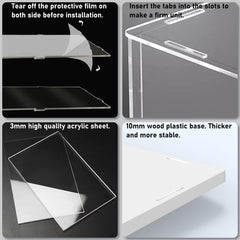 Choowin display case light strip included ready for dramatic lighting
