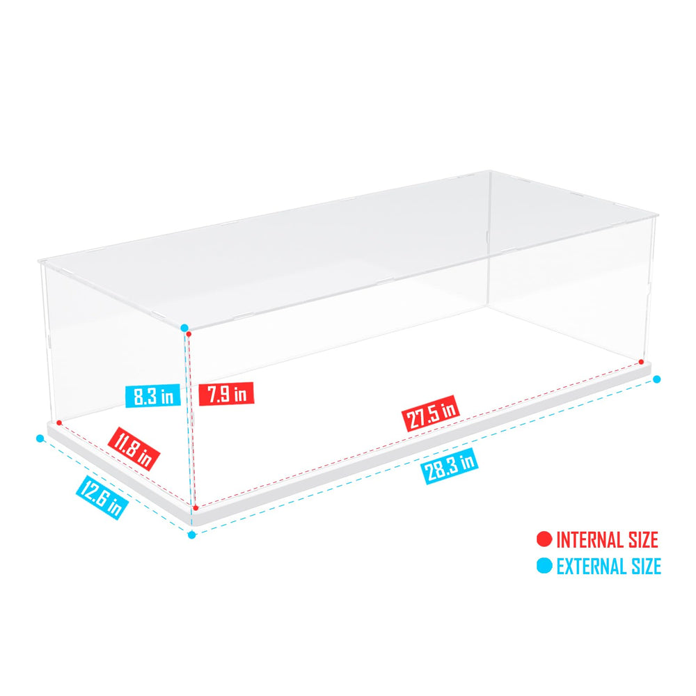 Choowin display case side panels assembly demonstrating sturdy, secure construction