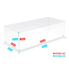 Choowin display case side panels assembly demonstrating sturdy, secure construction
