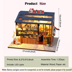 CHOOYIH DIY miniature house package includes all materials