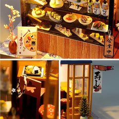 CHOOYIH dollhouse kitchen details showcasing tiny functional elements
