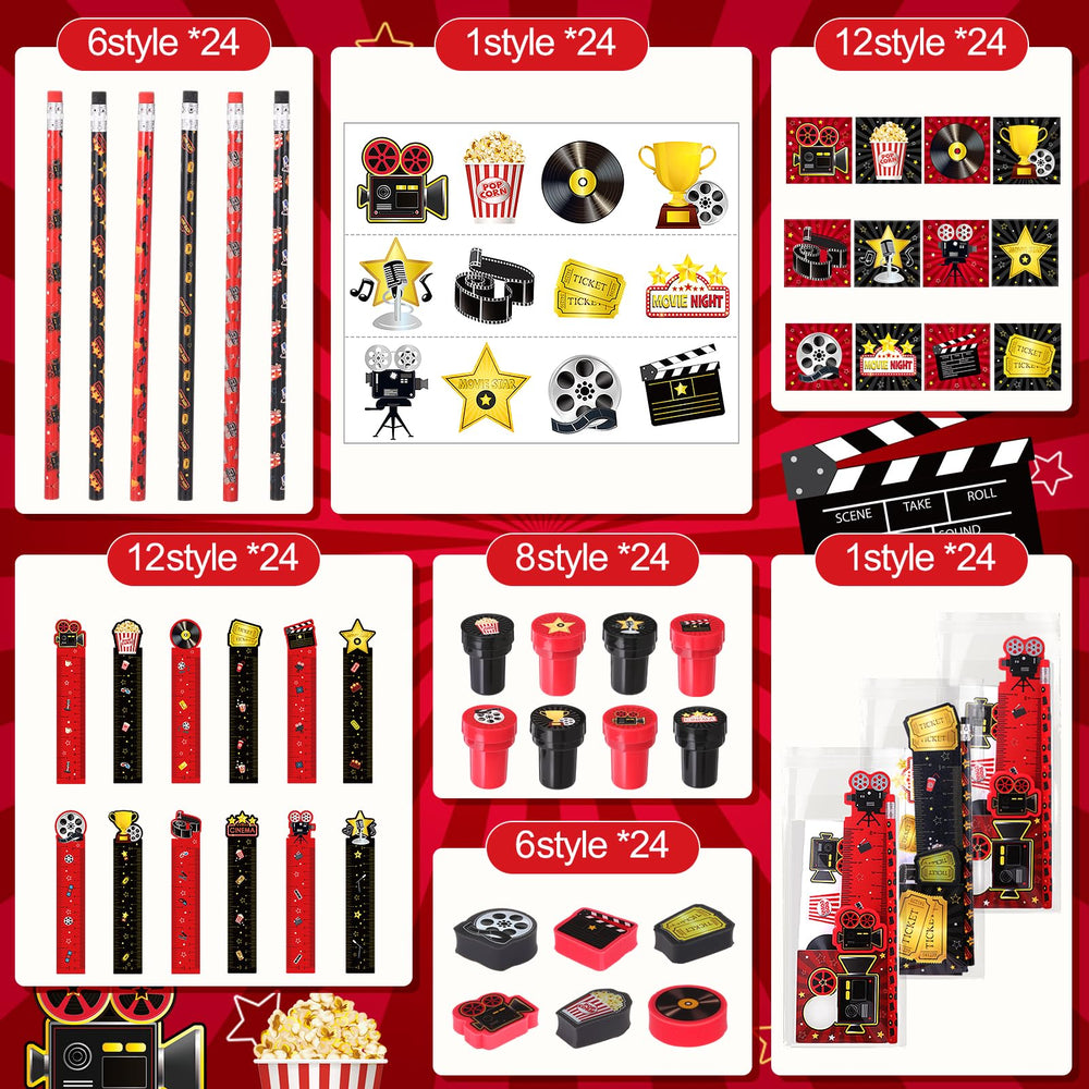 Chrisfall erasers featuring cinema motifs and durable everyday use.