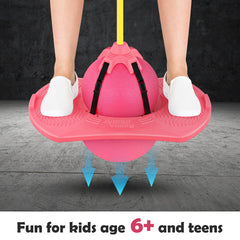 Christoy Pogo Ball Pump assembly image, easy setup for quick bounce sessions.