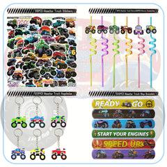 CHSLtmxq diy stickers monster truck spark creative activities at party