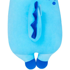Chubbyjoy axolotl plush pillow blue bedroom decor, enhances playful room mood.