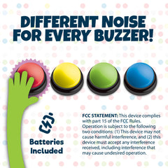 Chuckle & Roar Party Game Night Buzzers spark laughter and friendly competition.