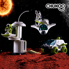 CHUKOO space rover toy sparks imaginative space adventures.