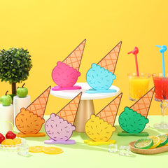 Chunful wooden ice cream sign green boosts summer decor and photo moments.