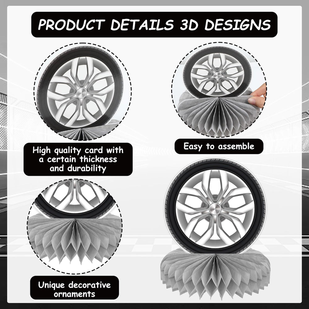 CHUNNIN double-sided tire decor boosts visibility from all angles.