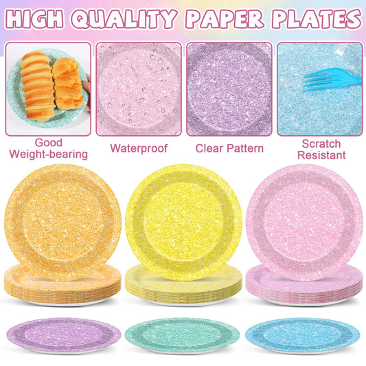 CHUNNIN Rainbow Cloud napkins feature a gradient design for chic table settings