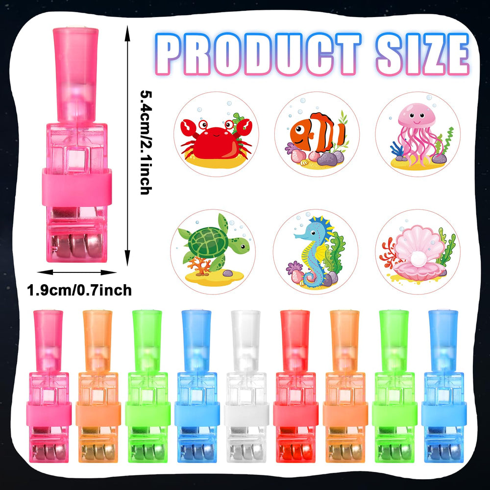 CHUNNIN sea animal finger light tropical fish emits vibrant glow for celebrations.