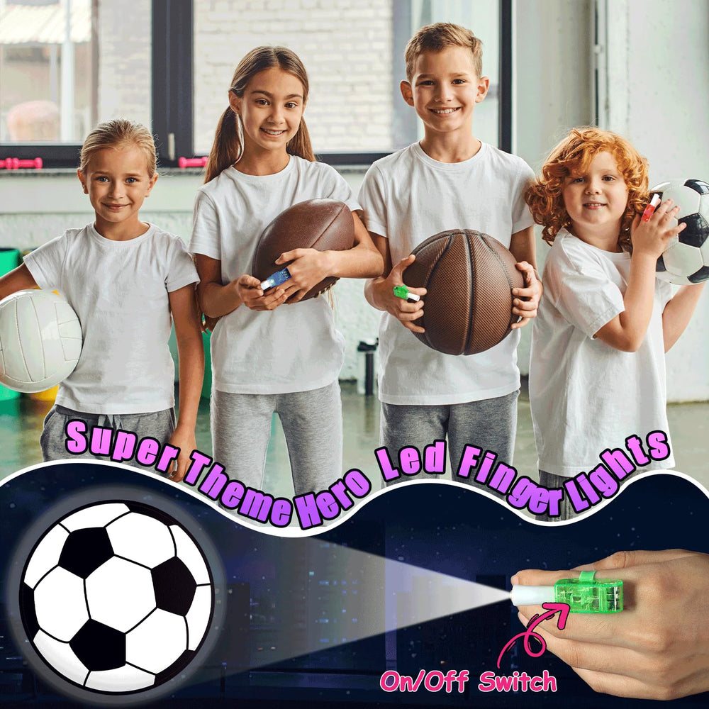 CHUNNIN soccer finger lights add vibrant ambiance to themed events