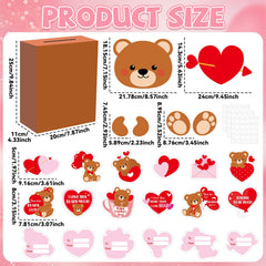 CHUNNIN 48-card Valentine greeting card pack for messages