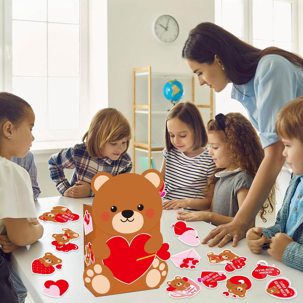 CHUNNIN classroom activity with bear Valentine kit