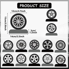 CHUNNIN wheel tire table topper provides stable decor for racing themes.