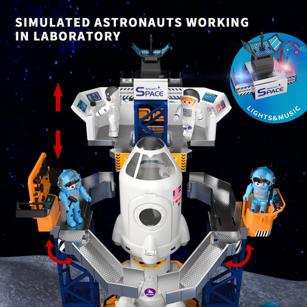 Ci Vetch astronauts figures in motion for imaginative role-play sessions.