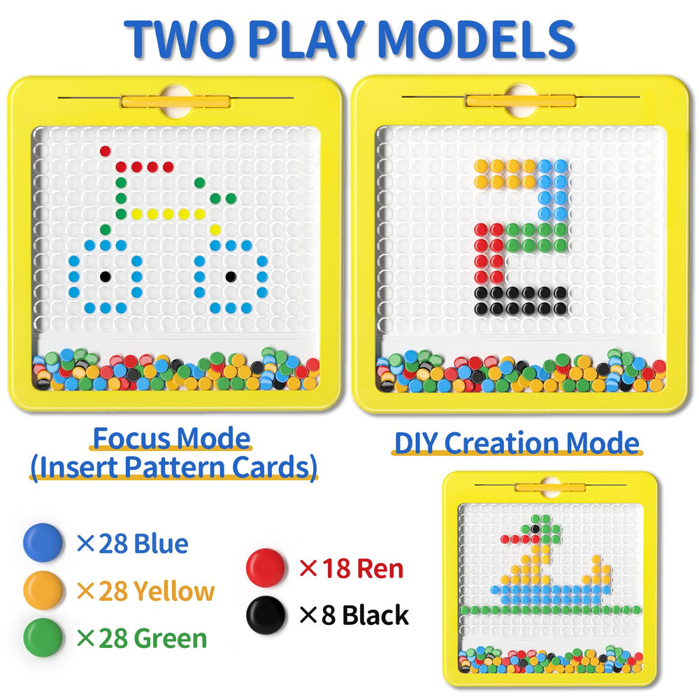 Ci Vetch closed acrylic panel keeps magnetic beads secure during play