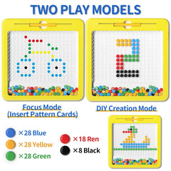 Ci Vetch closed acrylic panel keeps magnetic beads secure during play