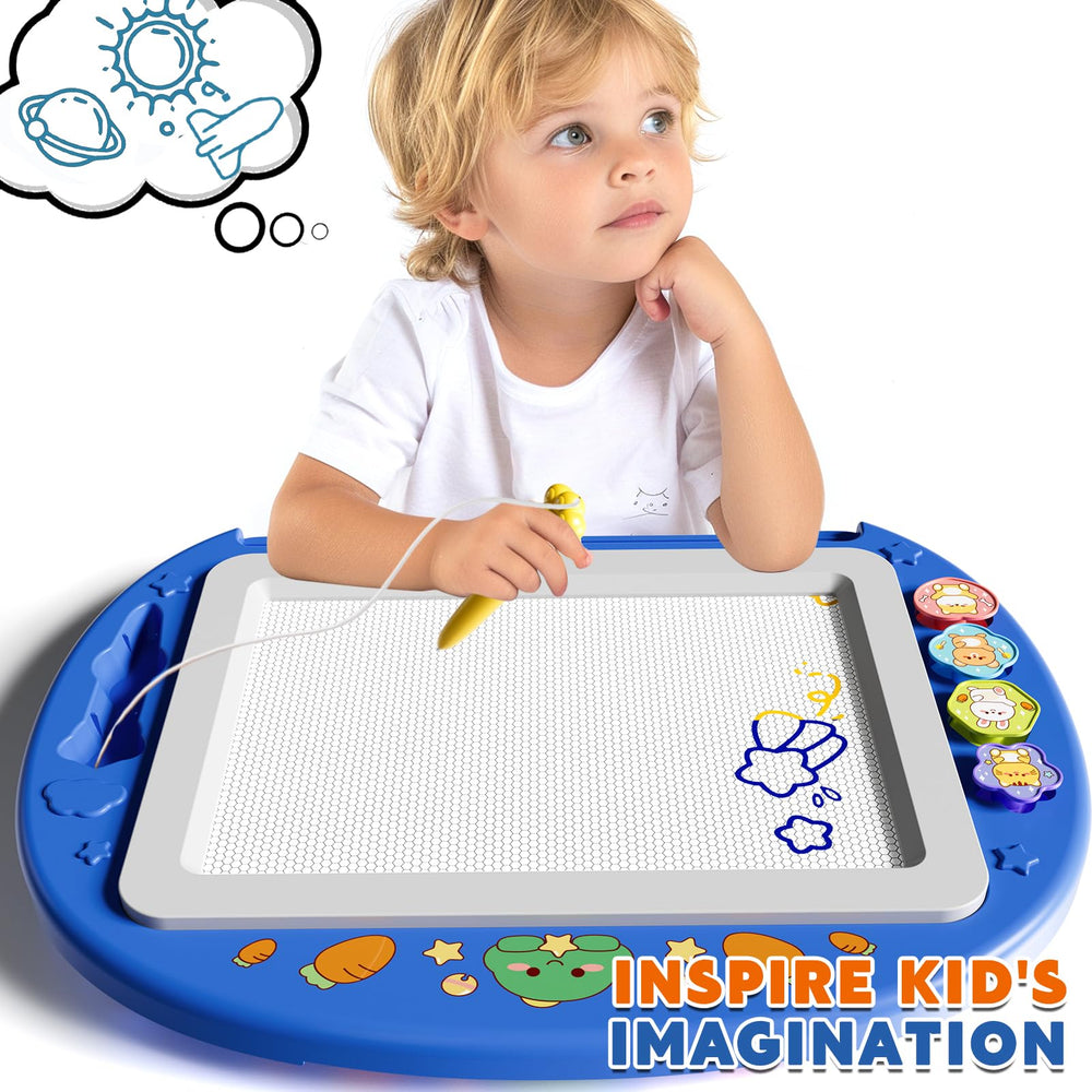 Ci Vetch stamps and holes aiding shape recognition during play