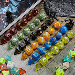 CiaraQ D10 dice set with 00-90 and 0-9 for versatile rolls.
