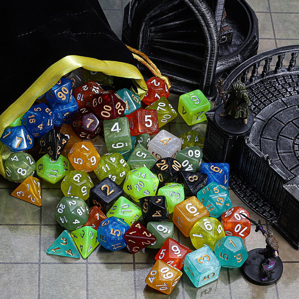 CiaraQ D8 dice monochrome for balanced, readable results.