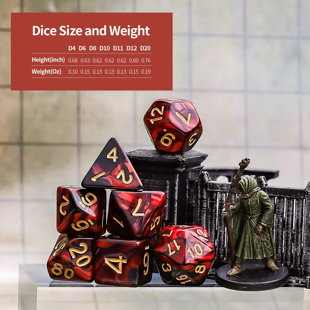 CiaraQ double-color dice show color-coded options for gameplay.