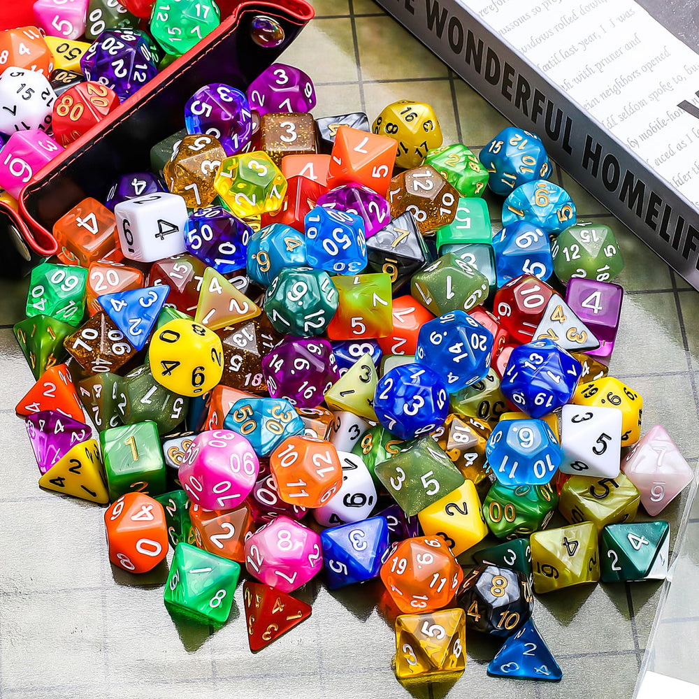 Durable acrylic dice set ready for long tabletop sessions.
