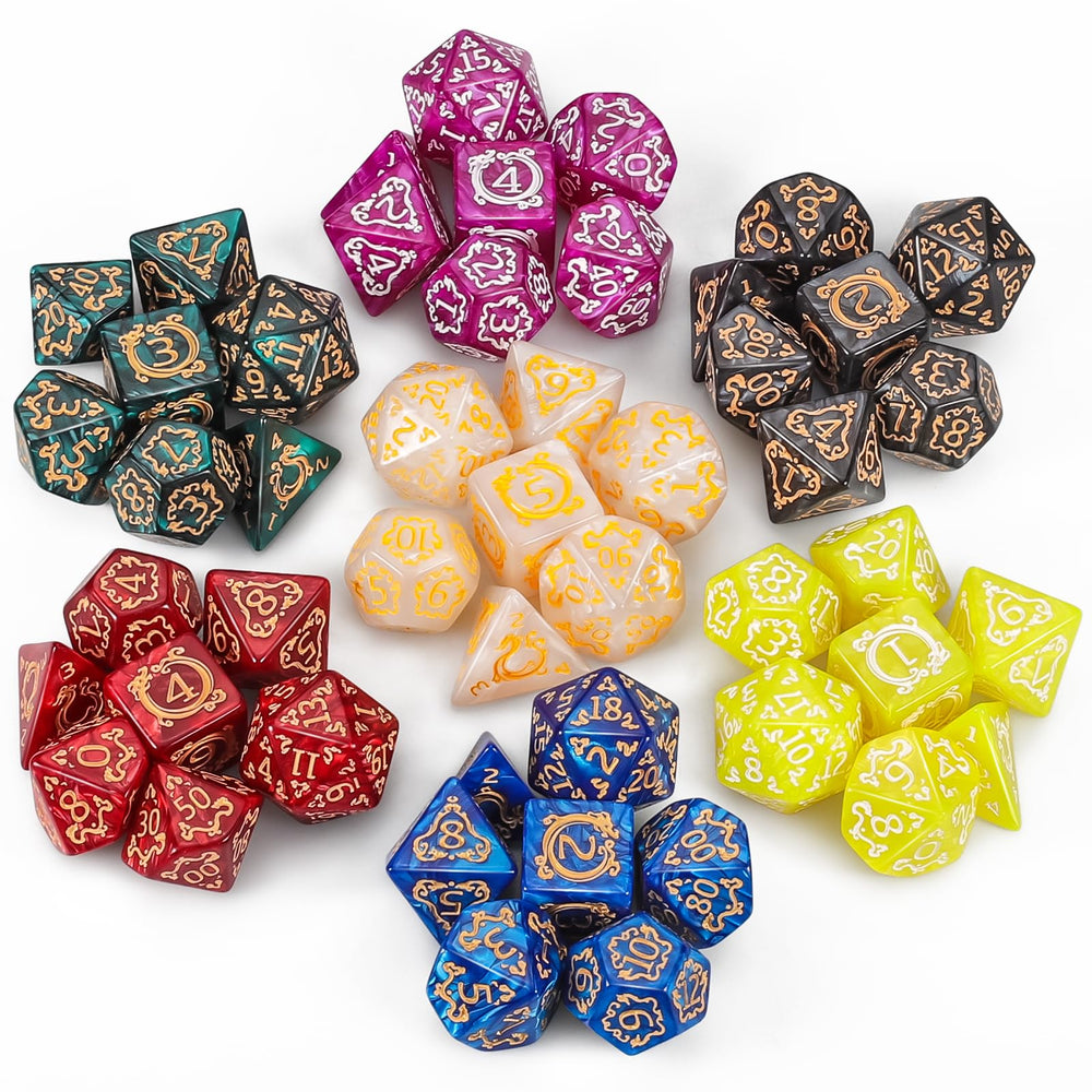 CiaraQ polyhedral D8 die in vivid hues, easy-to-read numerals.