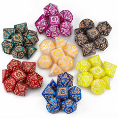 CiaraQ polyhedral D8 die in vivid hues, easy-to-read numerals.