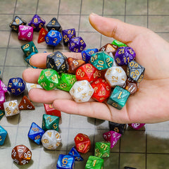 CiaraQ velvet dice bag shown for secure storage and transport.
