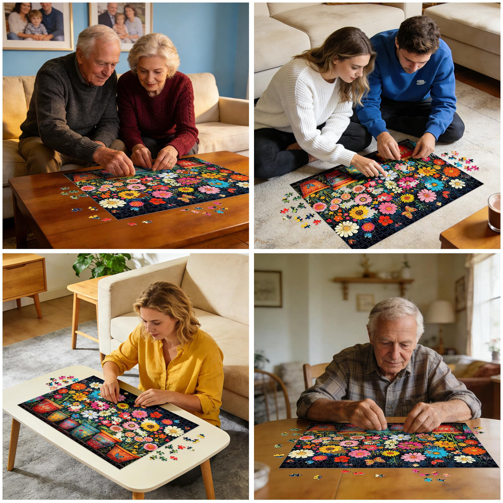 Ciavotie interlocking puzzle pieces demonstrate tight connections for a satisfying build.