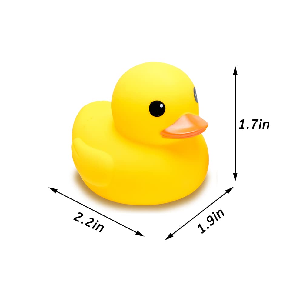 CICITOYWO bath-time ducks offer safe, tactile play