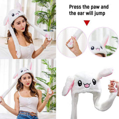CICITOYWO wearer selfie with rabbit hat shows fun, expressive ears.