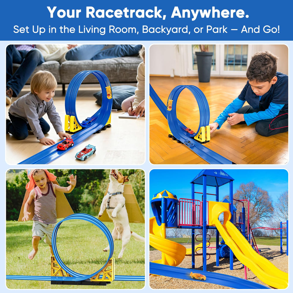 Cieex portable, roll-up track easy to carry for indoor or outdoor use