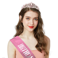 CIEHER adjustable tiara with comb to stay secure during celebrations