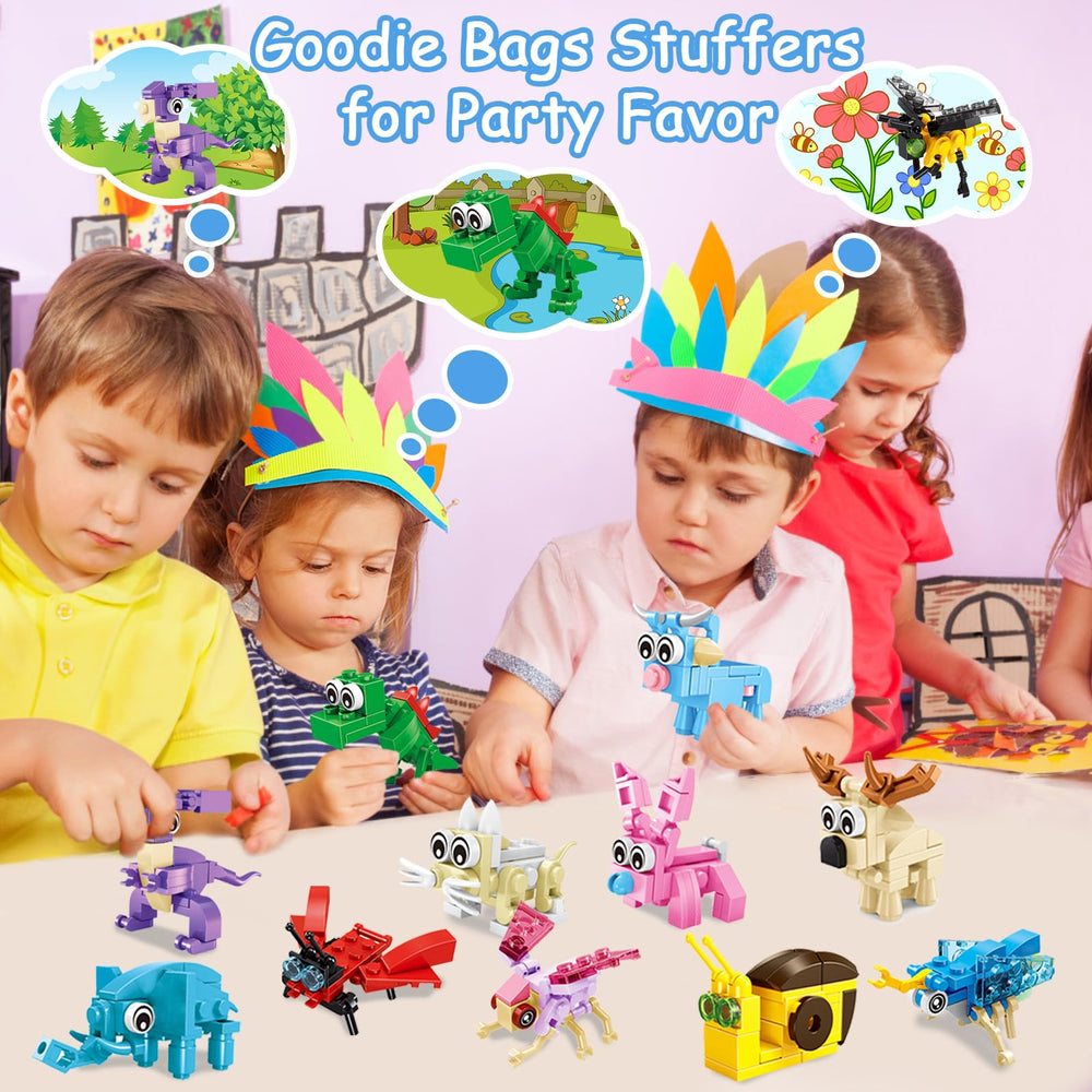 Ciesa building blocks giraffe adds colorful diversity to party games and prizes.