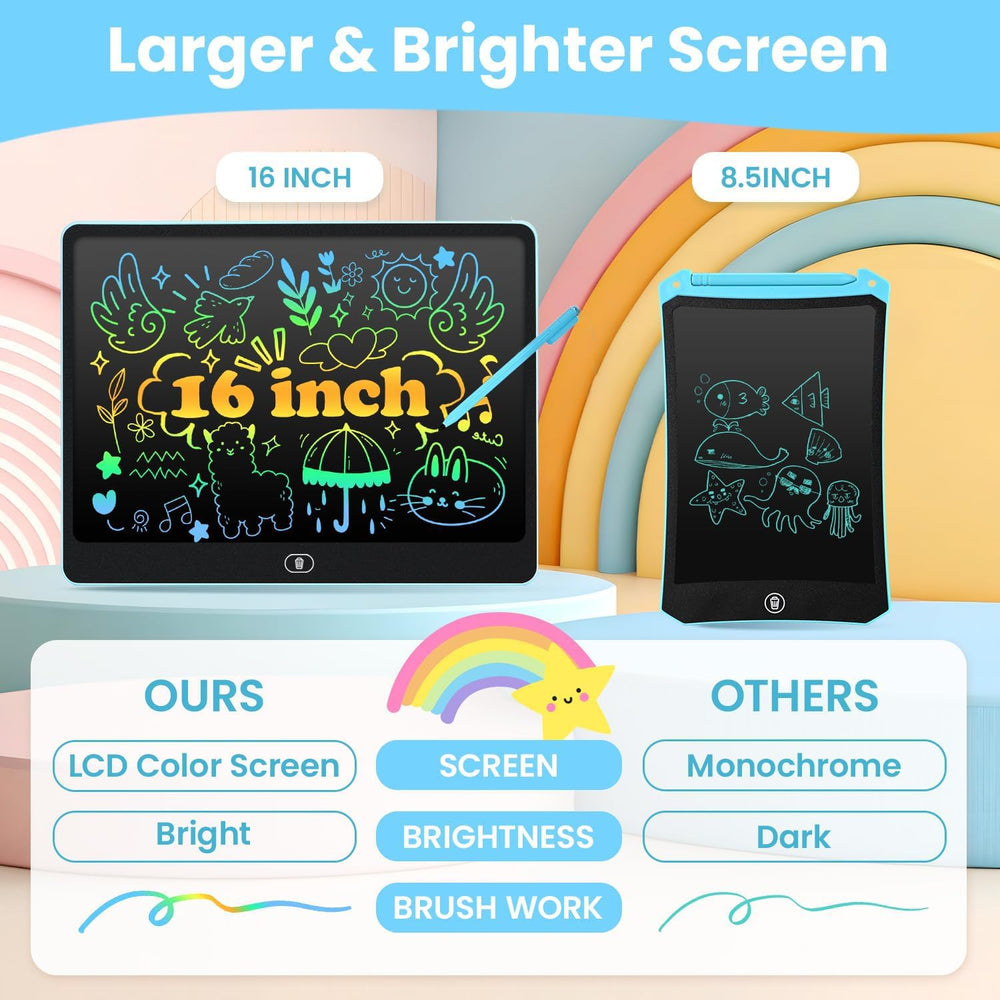 cimetech blue kids tablet shown as versatile travel essential.