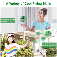 Ciniffo Flying Orb Ball 2025 in flight mode demonstrates boomerang-style return for fun