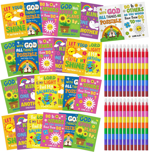 Cinrobiye Bible coloring books: vivid pages for Sunday school creativity.