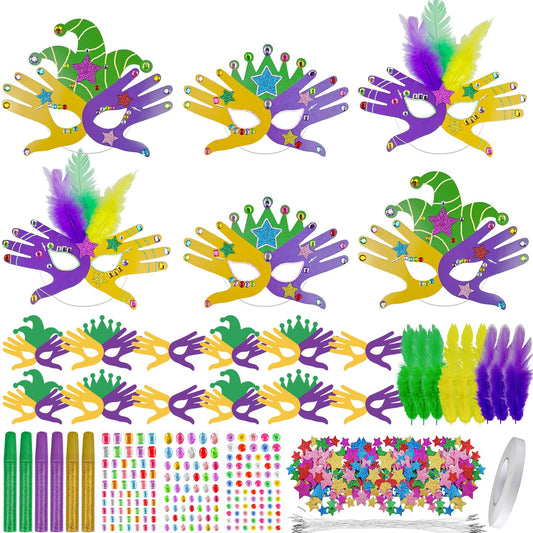 Cinrobiye carnival mask kit assembly for kids, a fun DIY activity that sparks creativity