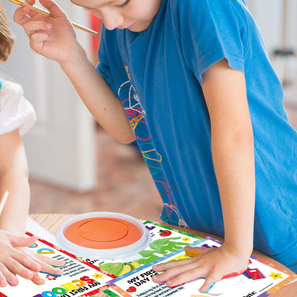 Cinrobiye ink pads provide safe, non-toxic inks for little hands.