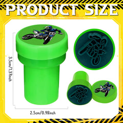 Cinrobiye racing-favors stampers are pre-inked and ready for instant crafting.